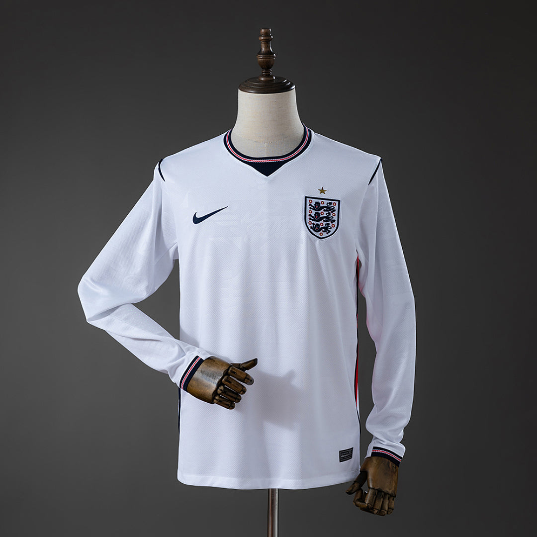 Camiseta Inglaterra Local Manga Larga 2026 - frente