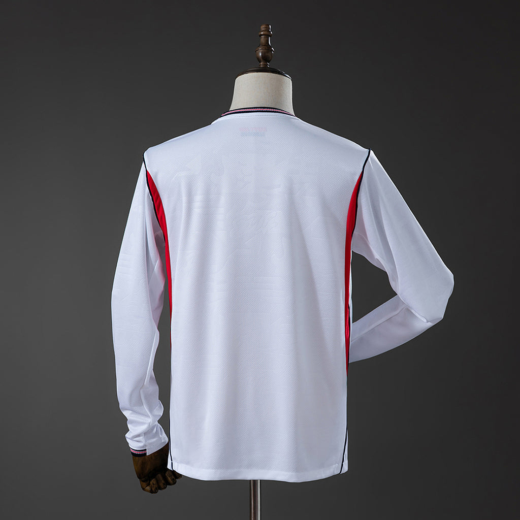 Camiseta Inglaterra Local Manga Larga 2026 - espalda