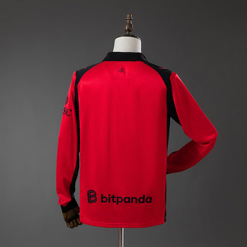 Camiseta AC Milan Cuarta Manga Larga 2025/26 - espalda