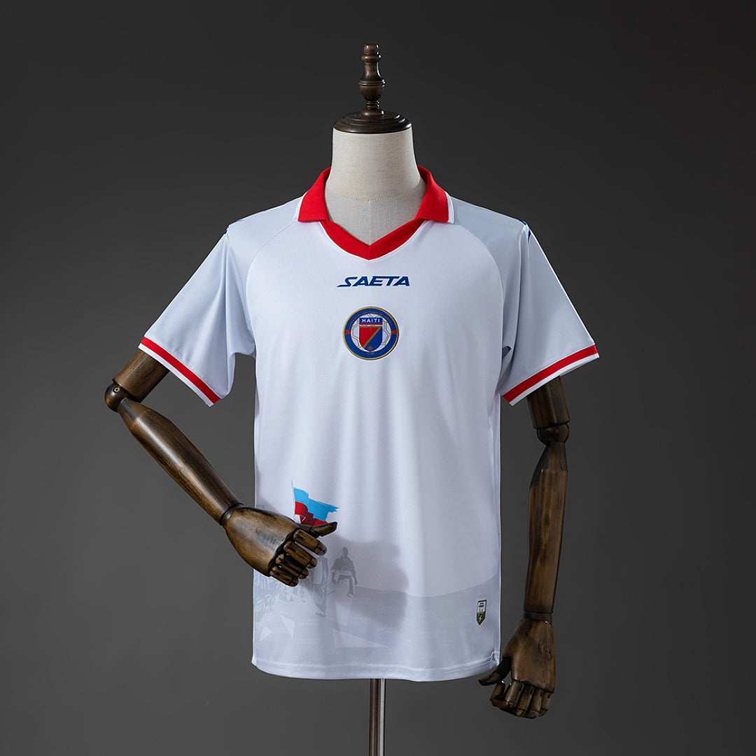 Camiseta Haití Visita Gris y Gris Claro 2026 - frente