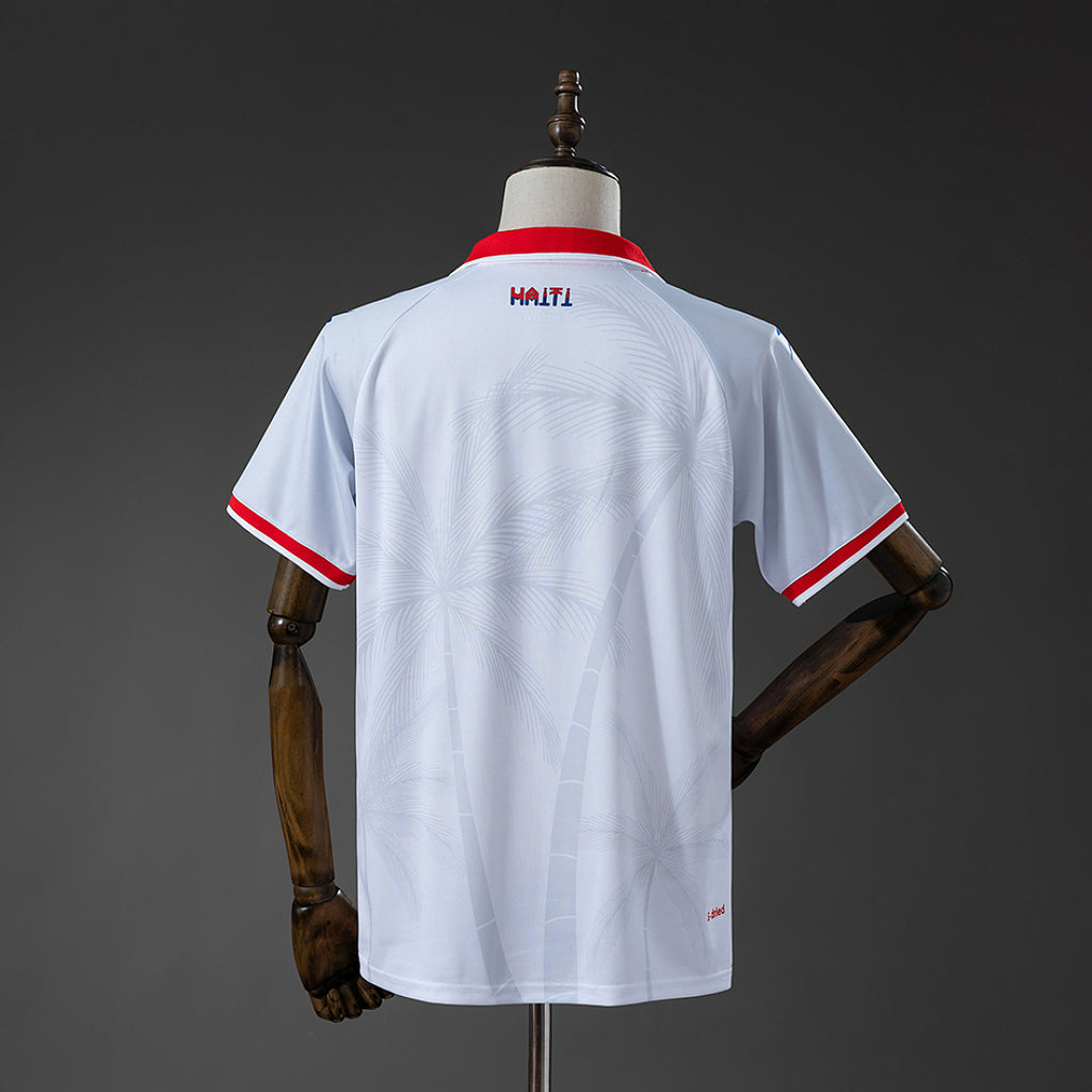Camiseta Haití Visita Celeste y Negra 2026 - espalda
