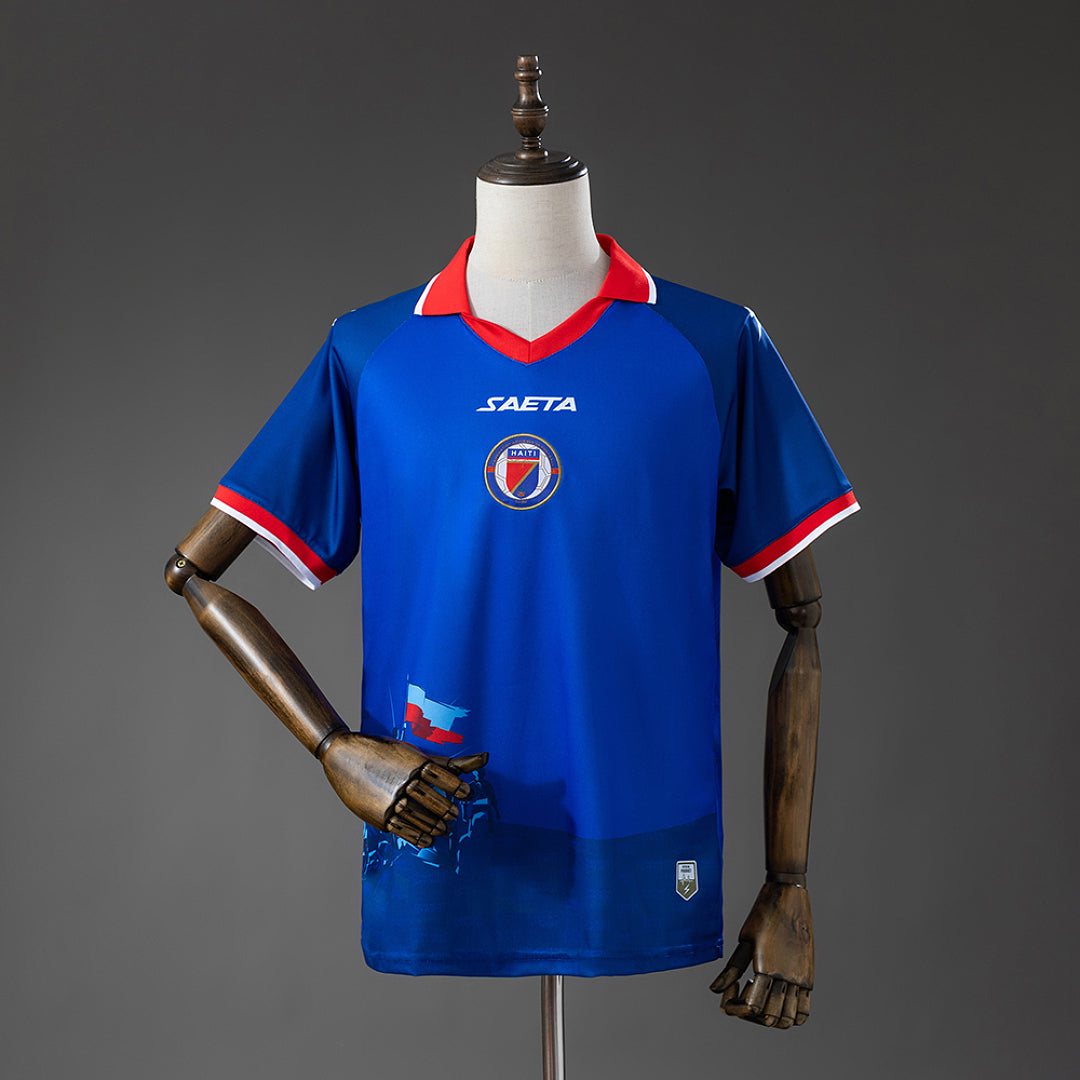 Camiseta Haití Local Gris 2026 - frente