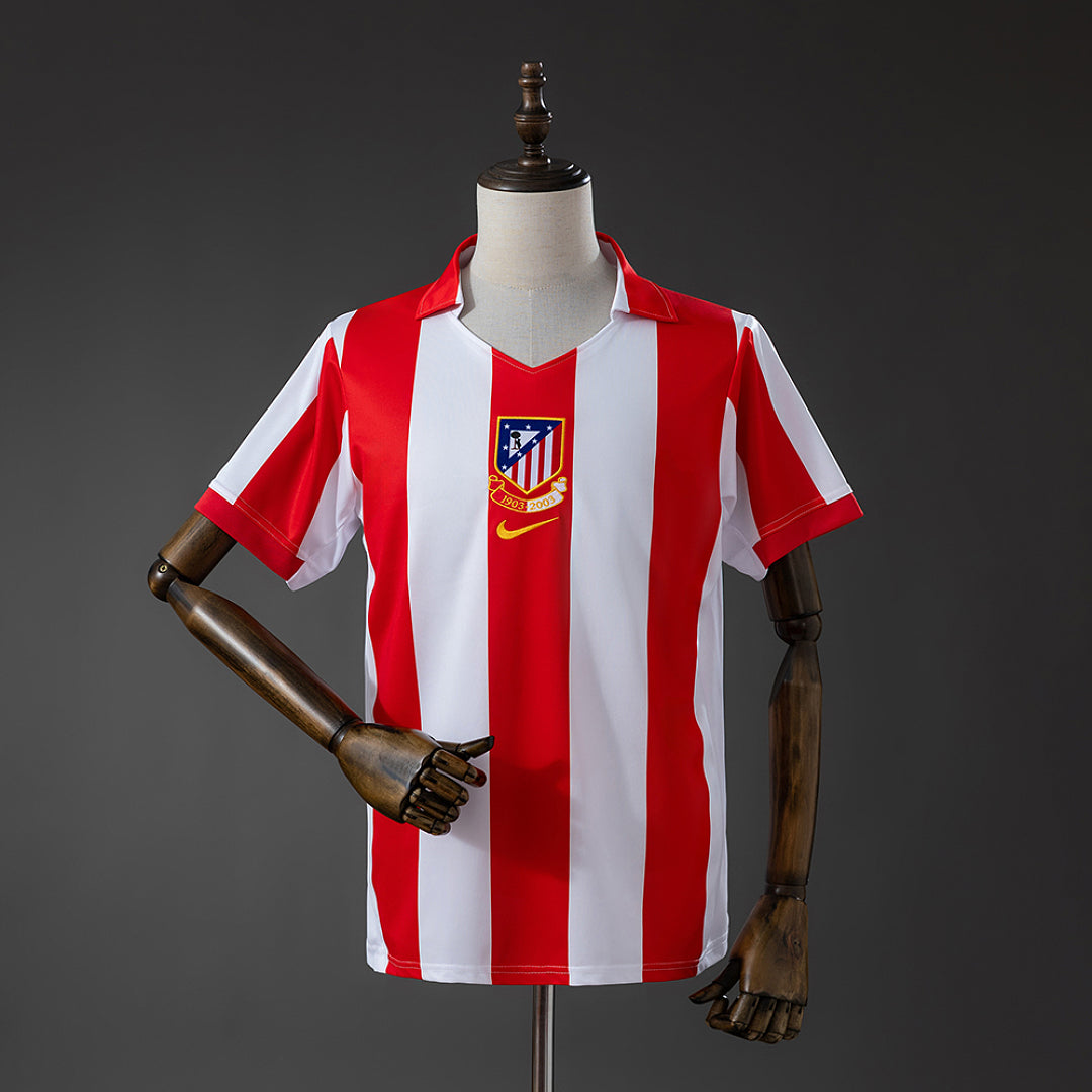 Camiseta Retro Atlético de Madrid Local 03/04 - frente