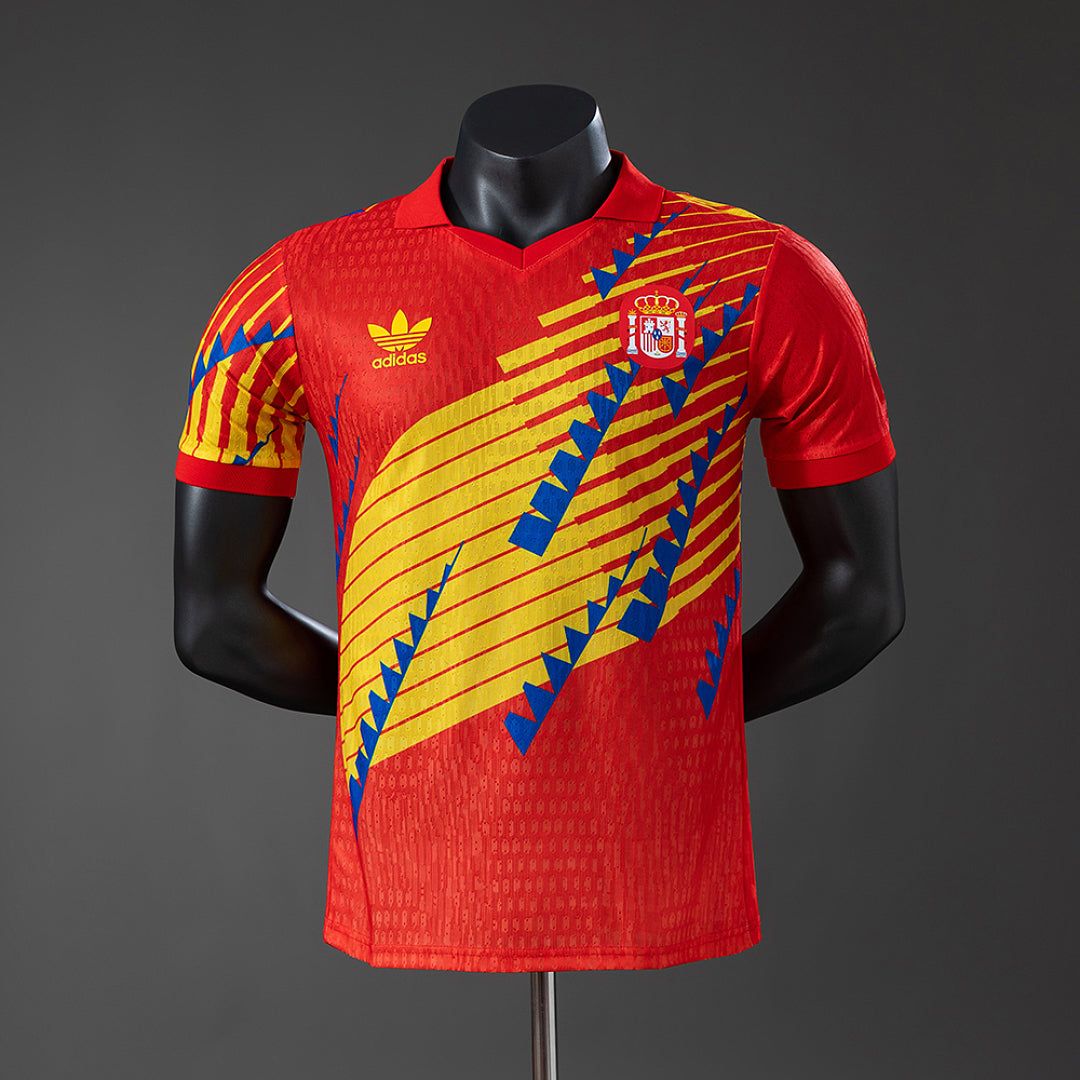 Camiseta España Gris y Roja Edición Especial 2026 Versión Jugador - frente