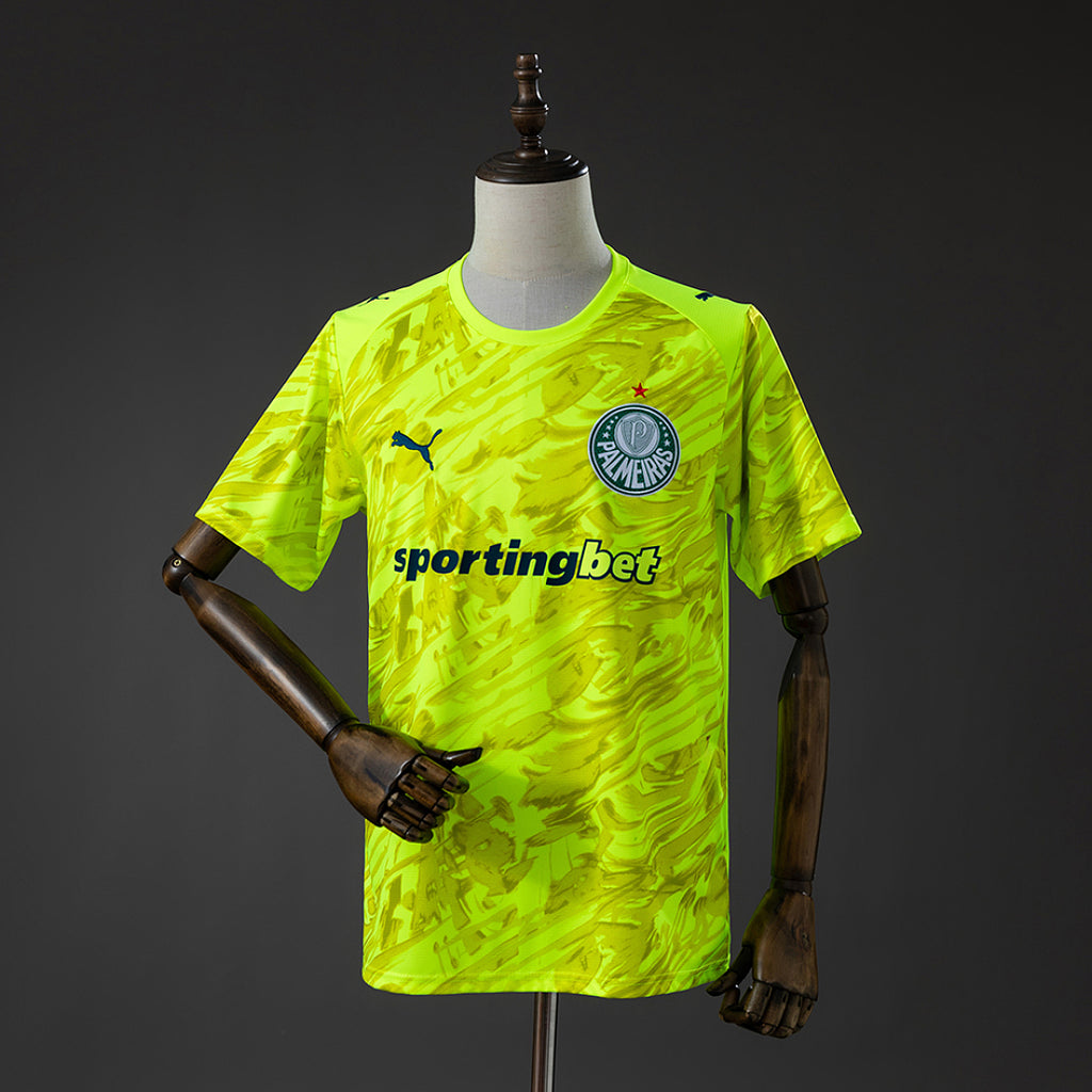 Camiseta Palmeiras Portero Gris y Verde 2026/27 - frente