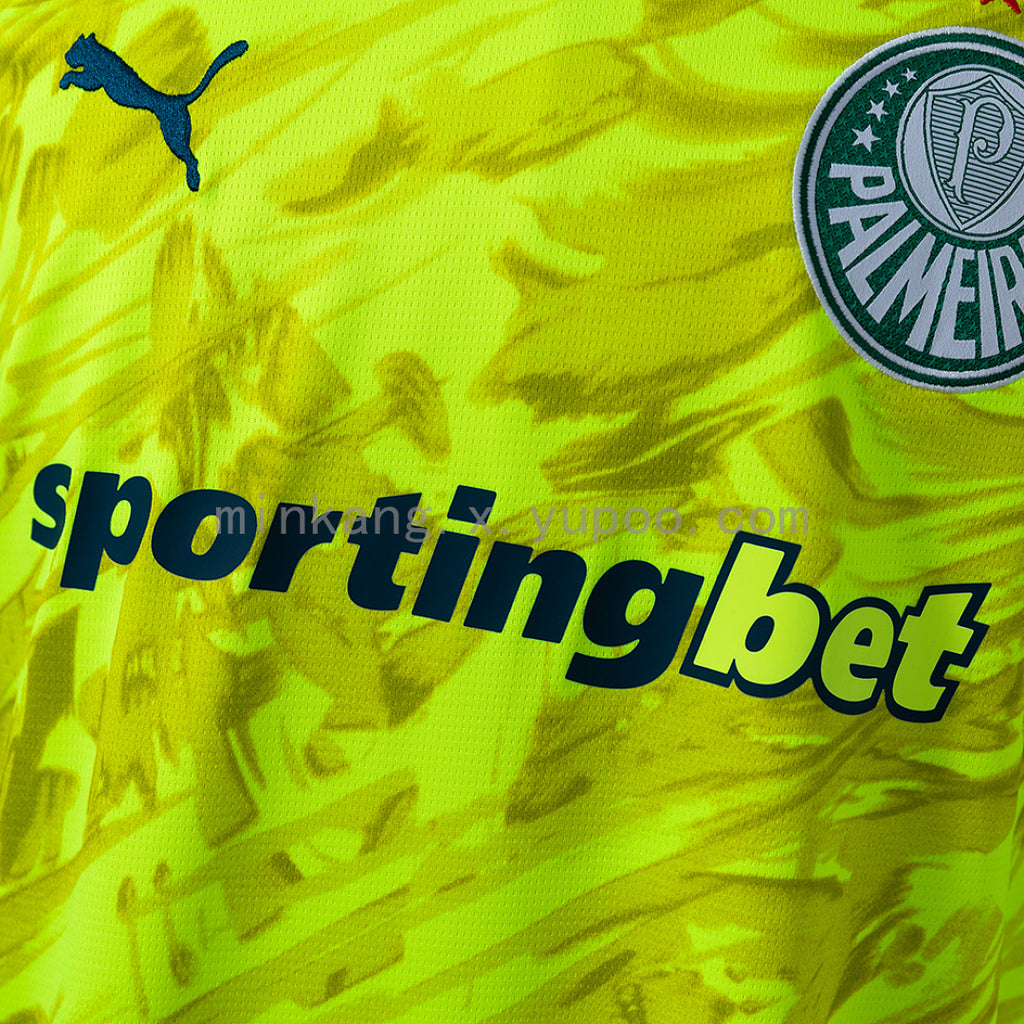 Camiseta Palmeiras Portero Verde y Negra 2026/27 - espalda
