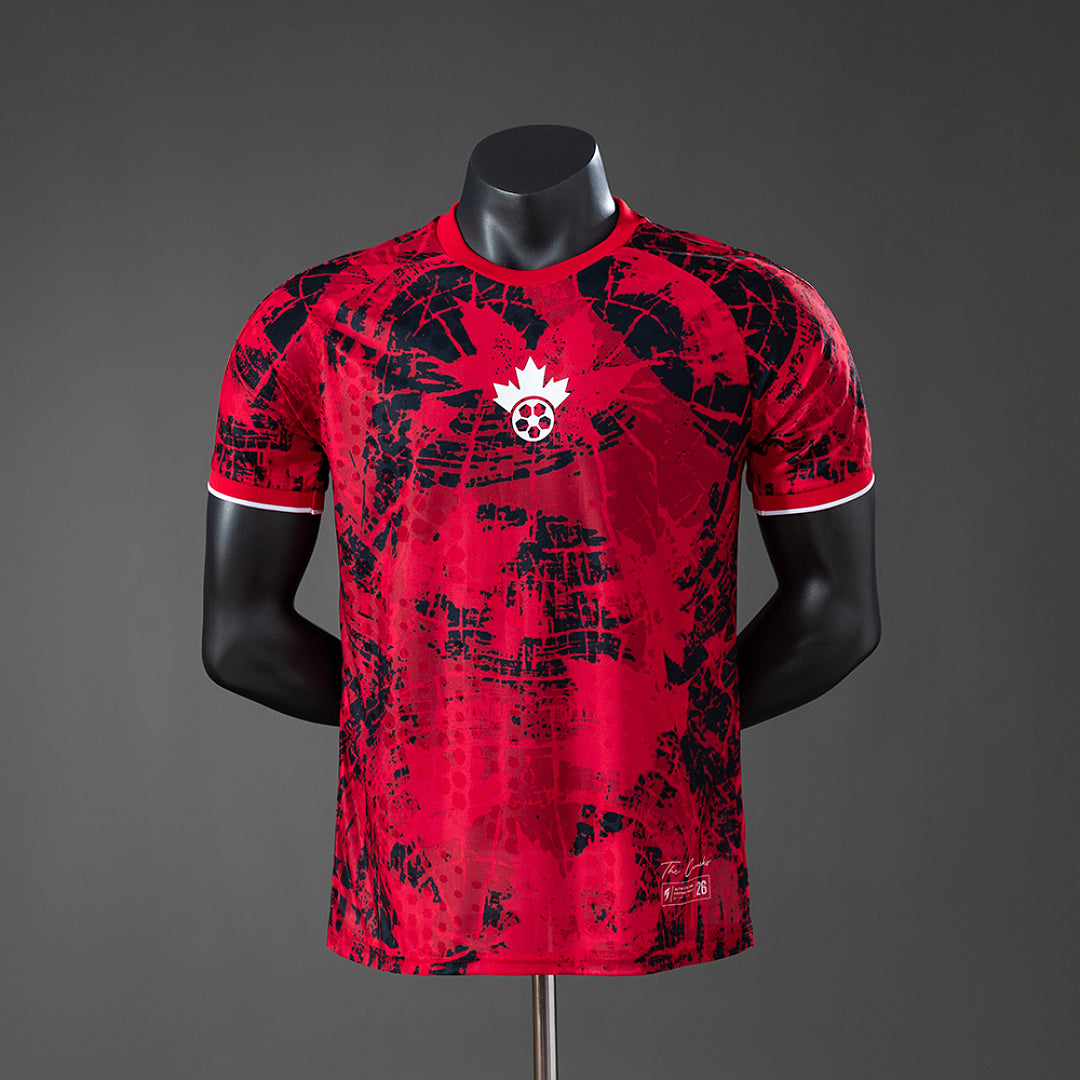 Camiseta Canadá Mundial Edición Especial 2026 Versión Jugador - frente