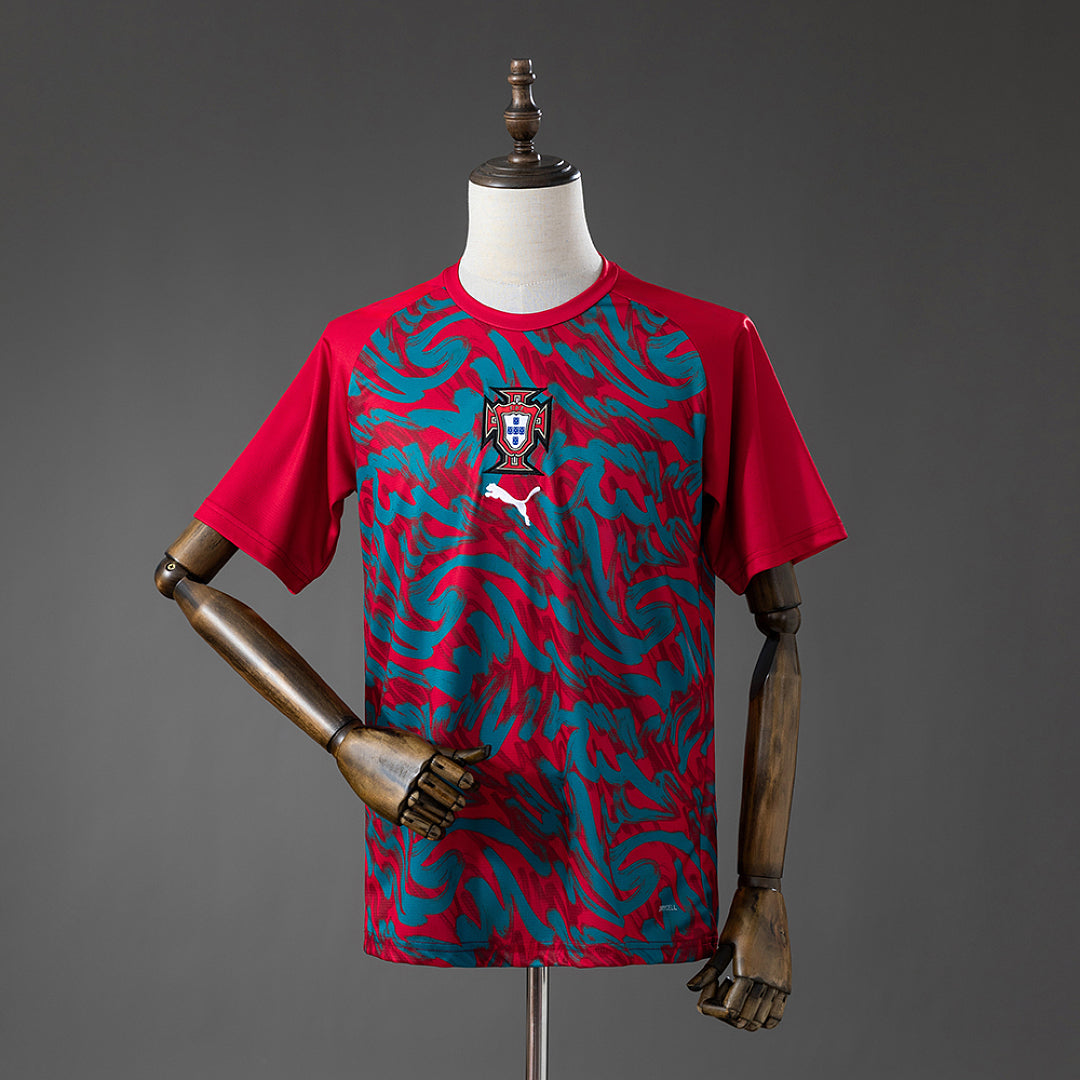 Camiseta de Entrenamiento Portugal Roja 2026 - frente