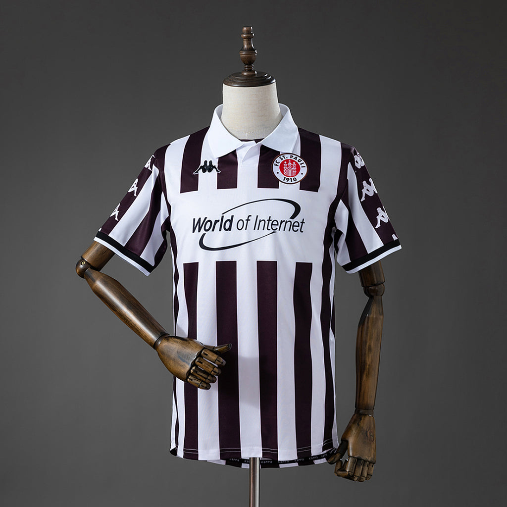 Camiseta Retro FC St. Pauli Local 00/01 - frente