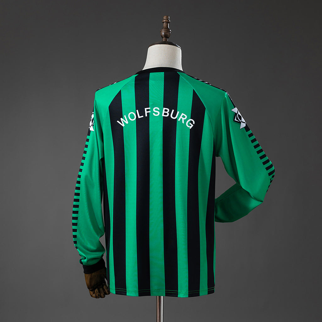 Camiseta Retro VfL Wolfsburg Visita Manga Larga 95/96 - espalda