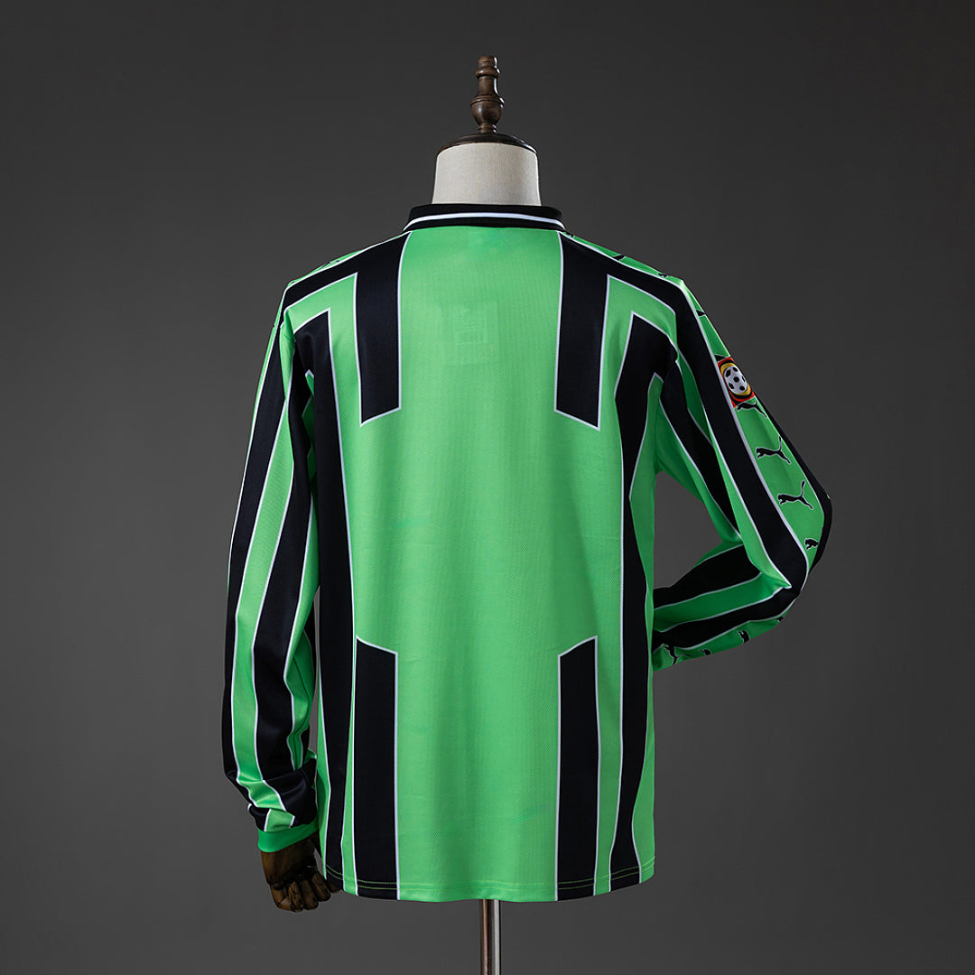 Camiseta Retro VfL Wolfsburg Visita Manga Larga 99/00 - espalda