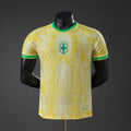 Camiseta Brasil Amarilla Mundial Edición Especial 2026 Versión Jugador - frente