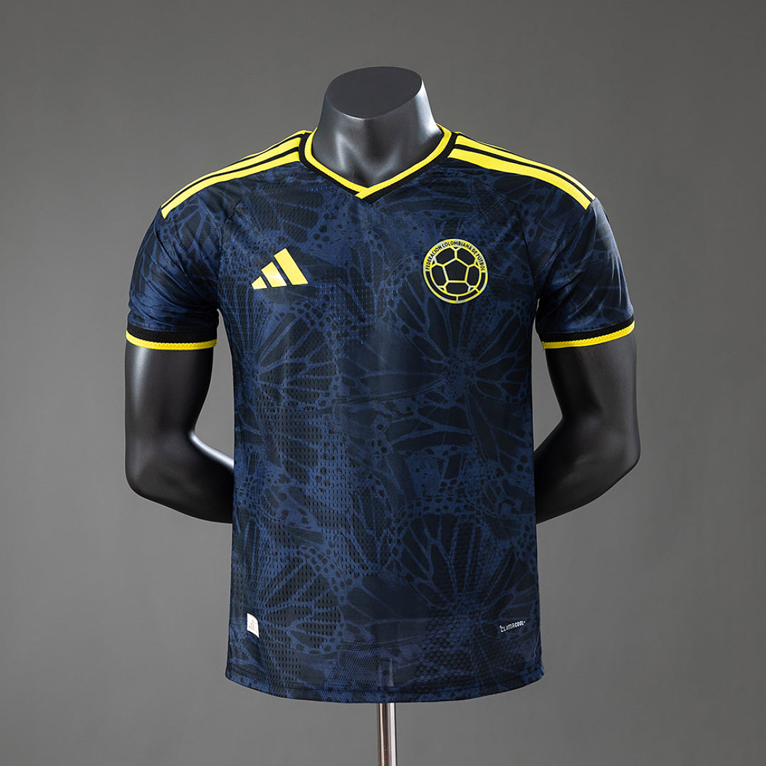 Camiseta Colombia Negra Mundial Edición Especial 2026 Versión Jugador - frente