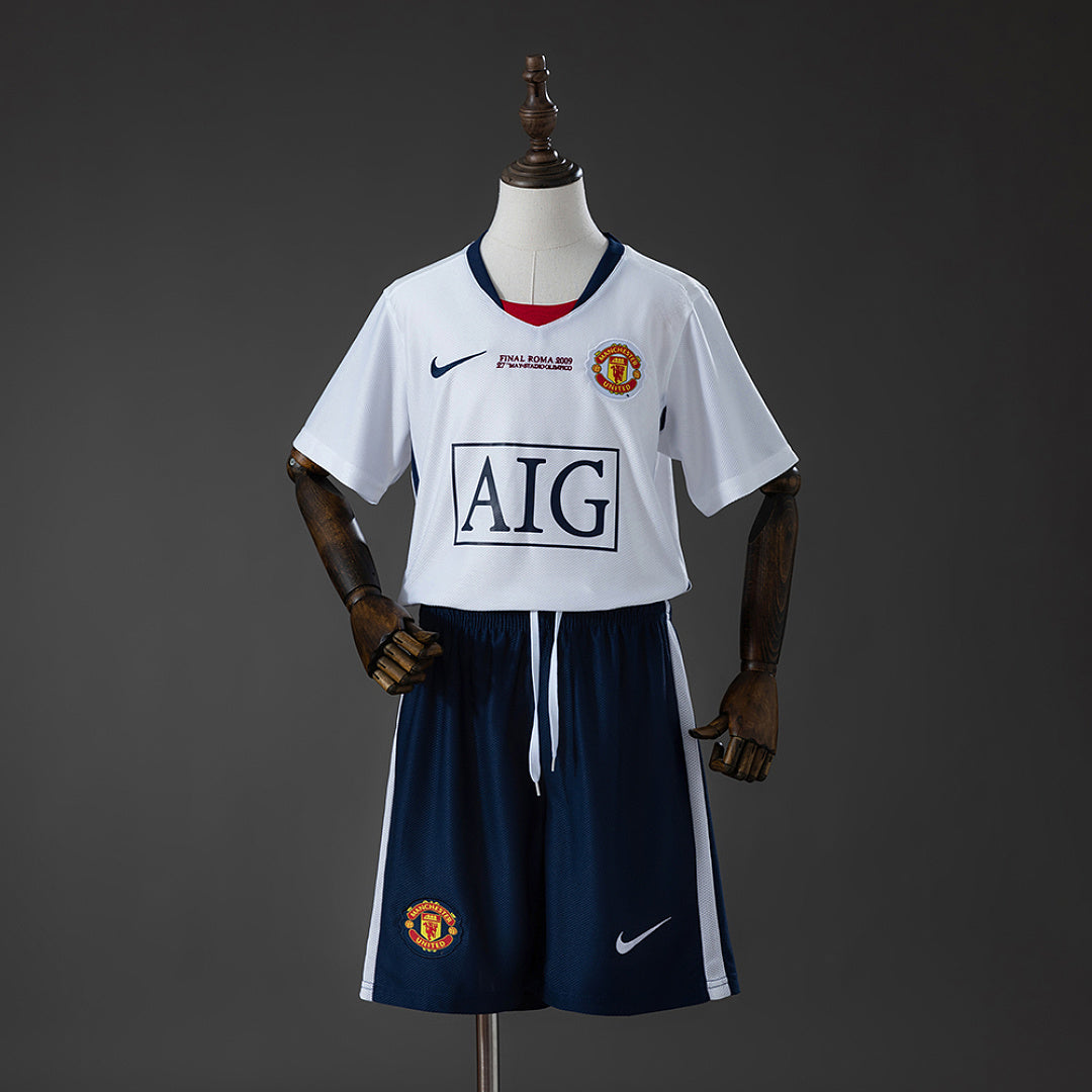 Conjunto Niños Manchester United Visita Champions League 08/09 - frente