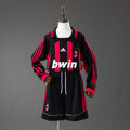 Conjunto Niños AC Milan Local Manga Larga 06/07 - frente