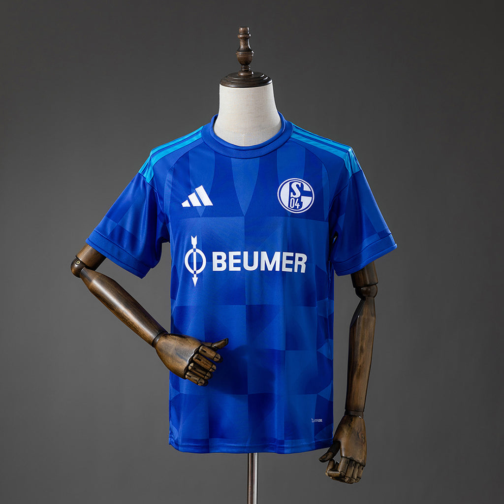 Camiseta Schalke 04 Local Gris y Azul Marino 2026/27 - frente