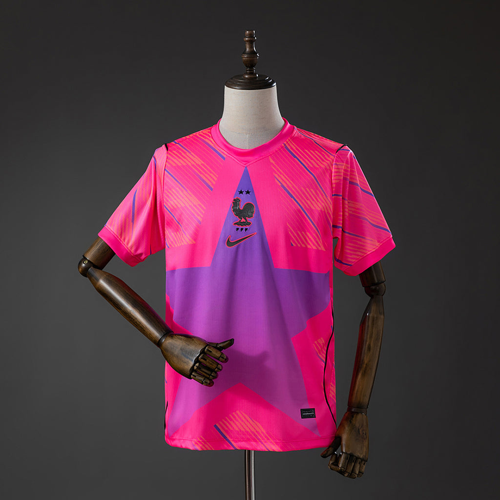 Camiseta Francia Portero Rosada 2026 - frente