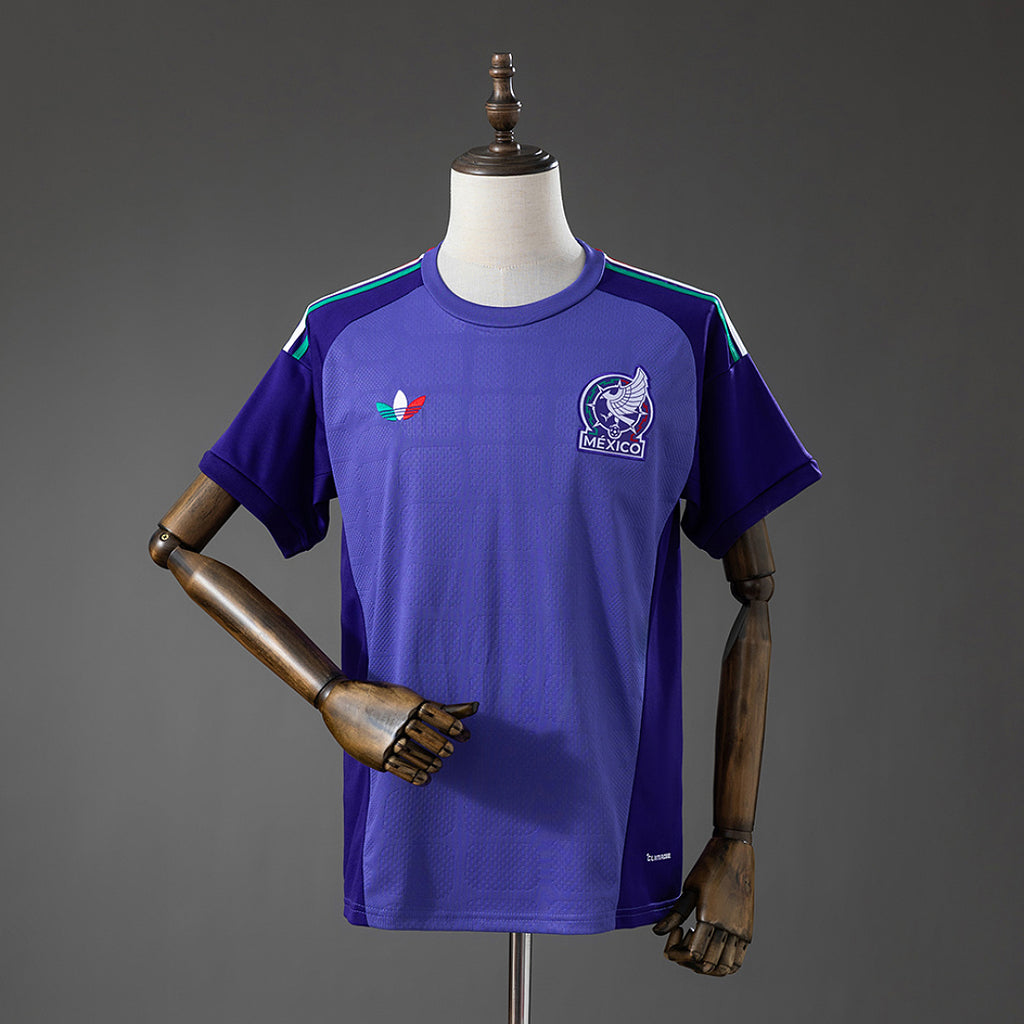 Camiseta México Portero Gris y Azul 2026 - frente