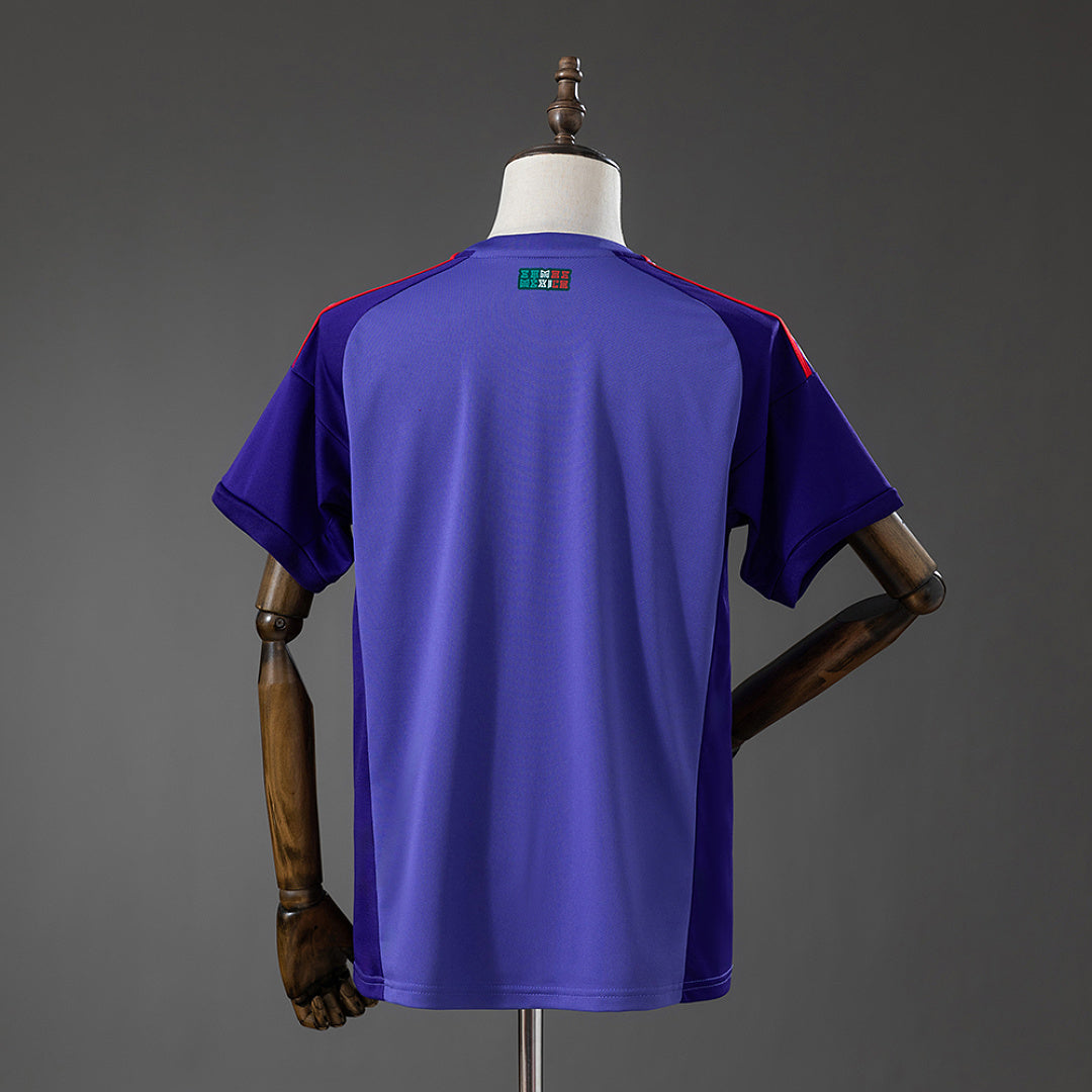 Camiseta México Portero Azul Marino y Gris 2026 - espalda