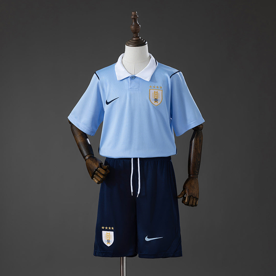 Conjunto Niños Uruguay Local 2026 - frente