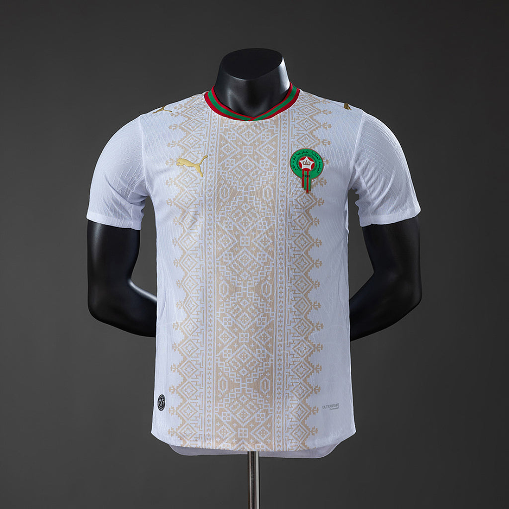 Camiseta Marruecos Visita 2026 Versión Jugador - frente