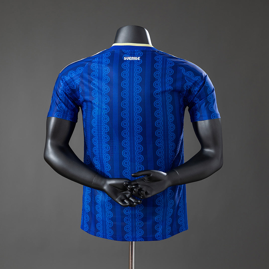 Camiseta Suecia Visita 2026 Versión Jugador - espalda