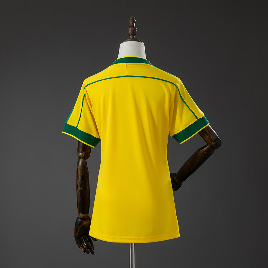 Camiseta Retro Brasil Local 1998 Mujer - espalda