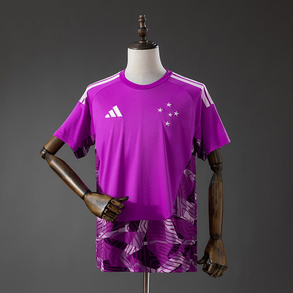 Camiseta Cruzeiro Portero Morada 2026/27 - frente