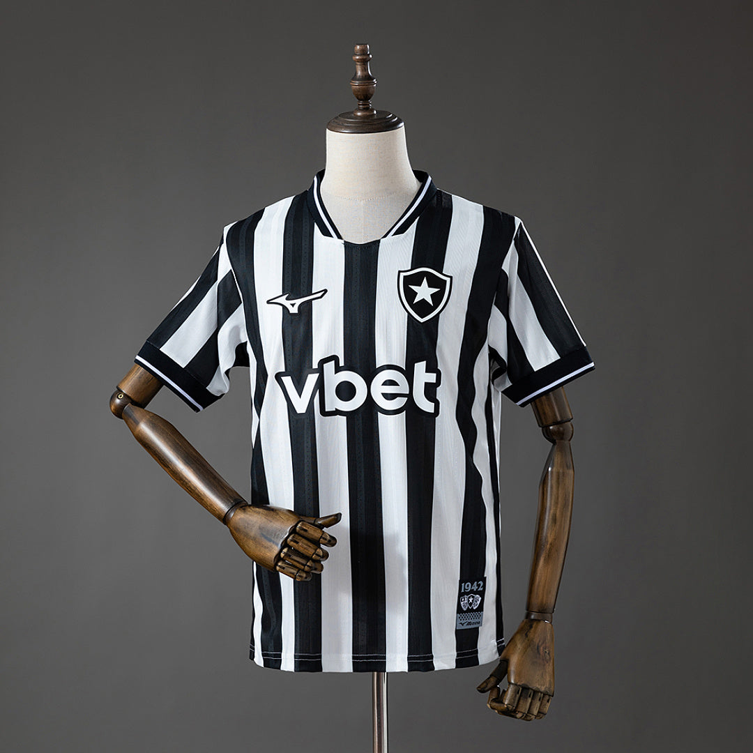 Camiseta Botafogo Local Gris y Negra 2026/27 - frente