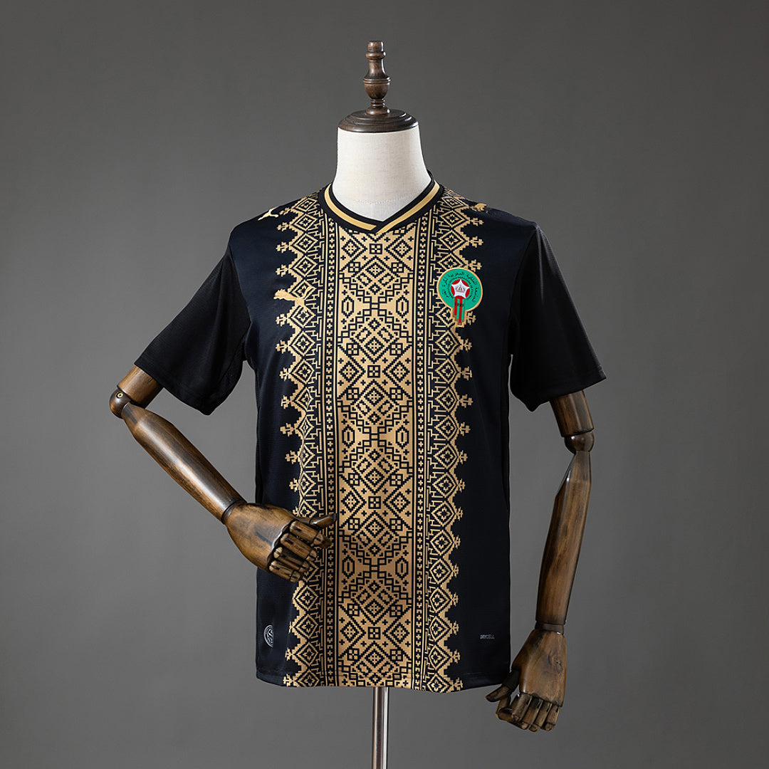 Camiseta Marruecos Negra Edición Especial 2026 - frente