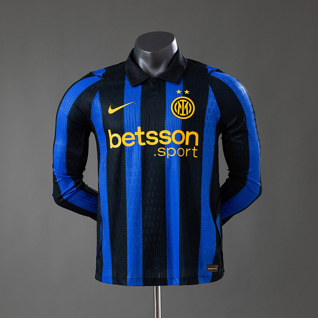 Camiseta Inter de Milán Local Manga Larga 2026/27 Versión Jugador - frente