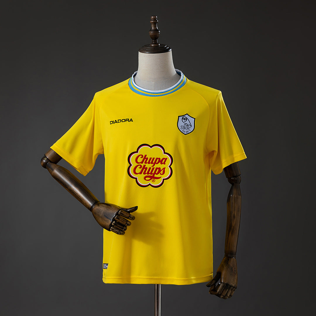 Camiseta Retro Sheffield Wednesday Visita 2001 - frente