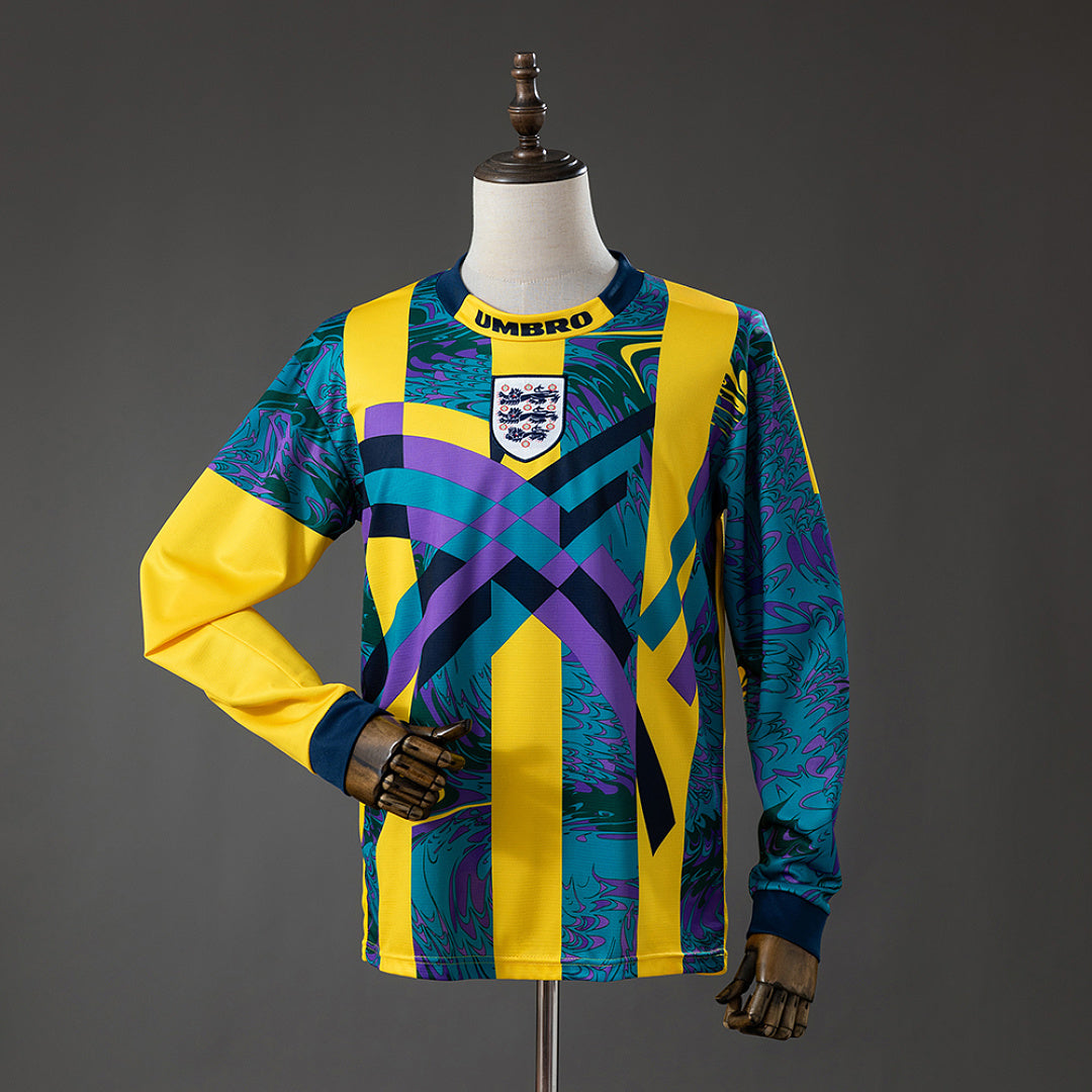 Camiseta Retro Inglaterra Portero Manga Larga 1995 - frente