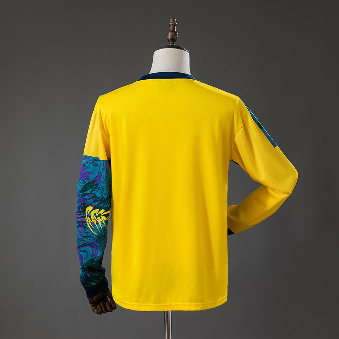 Camiseta Retro Inglaterra Portero Manga Larga 1995 - espalda