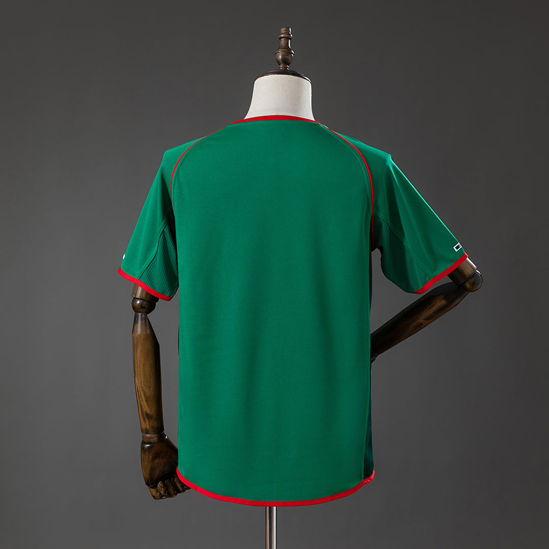 Camiseta Retro México Local 2002 - espalda