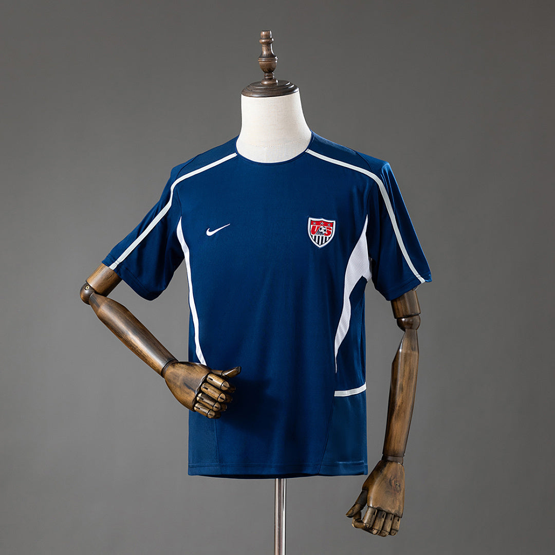 Camiseta Retro Estados Unidos Visita 2002 - frente