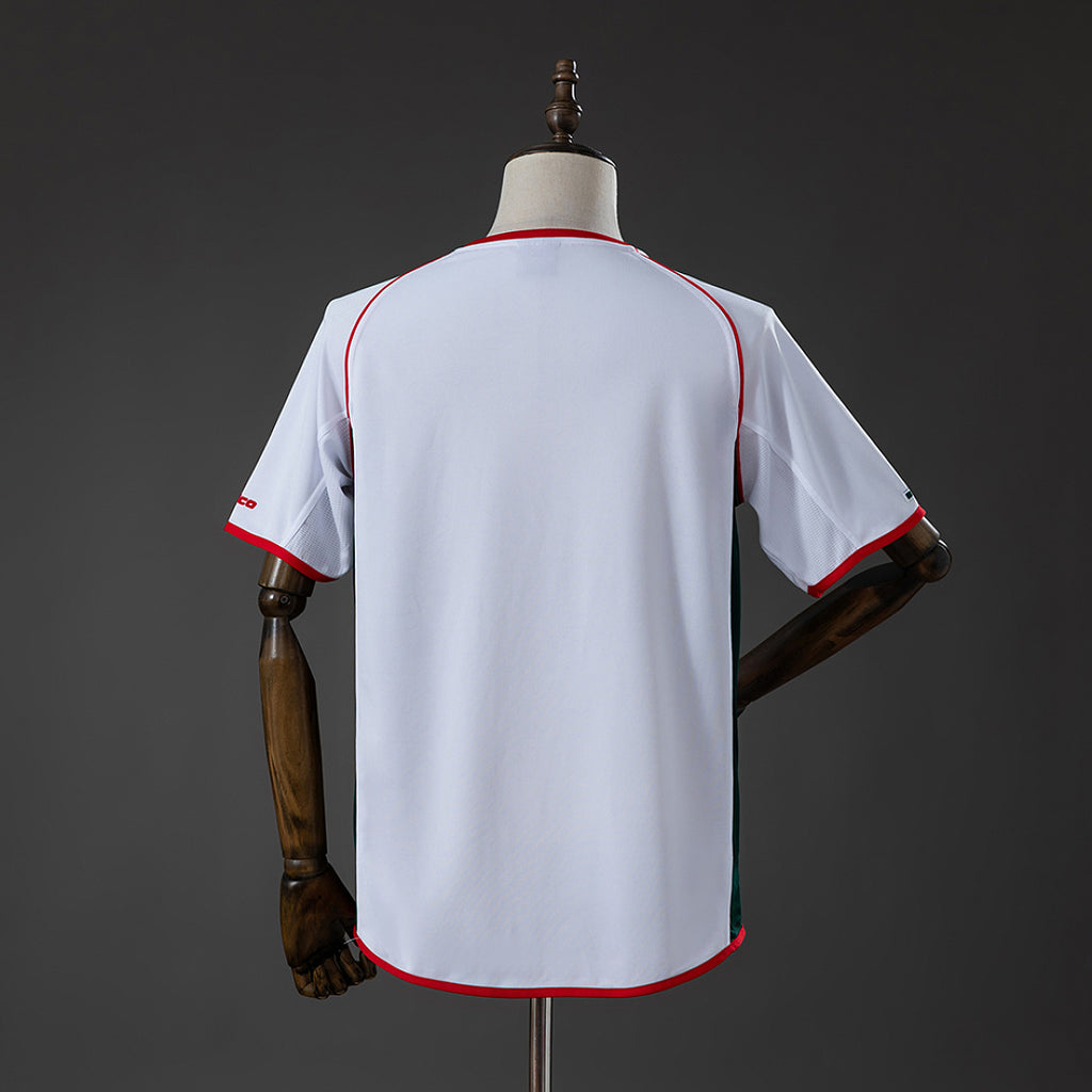 Camiseta Retro México Visita 2002 - espalda