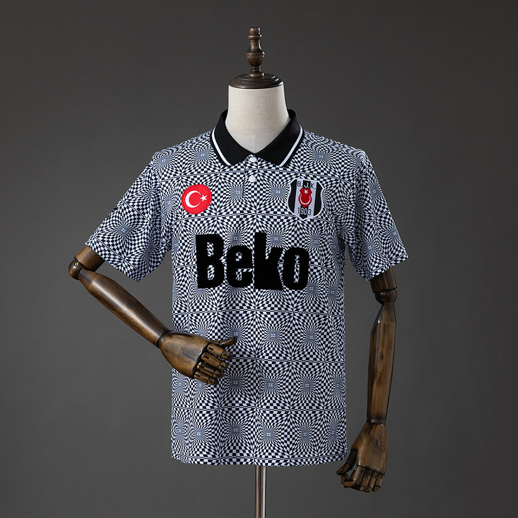 Camiseta Retro Beşiktaş Local 91/92 - frente