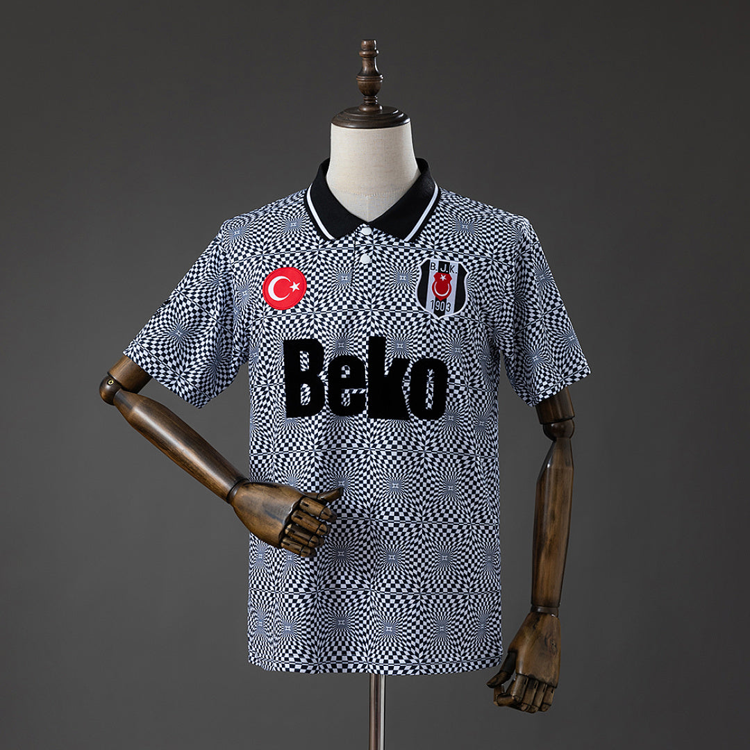 Camiseta Retro Beşiktaş Local 91/92 - frente