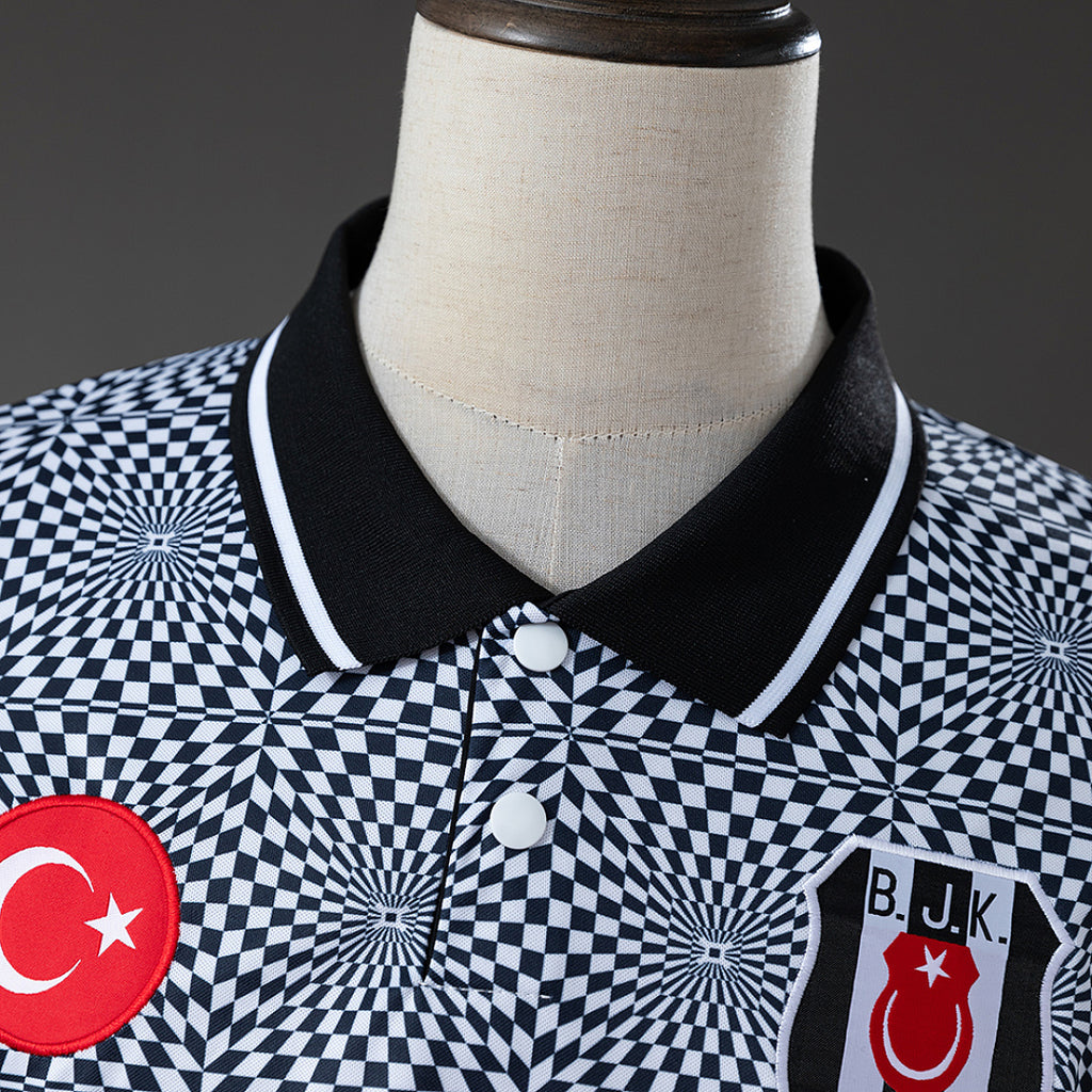 Camiseta Retro Beşiktaş Local 91/92 - espalda