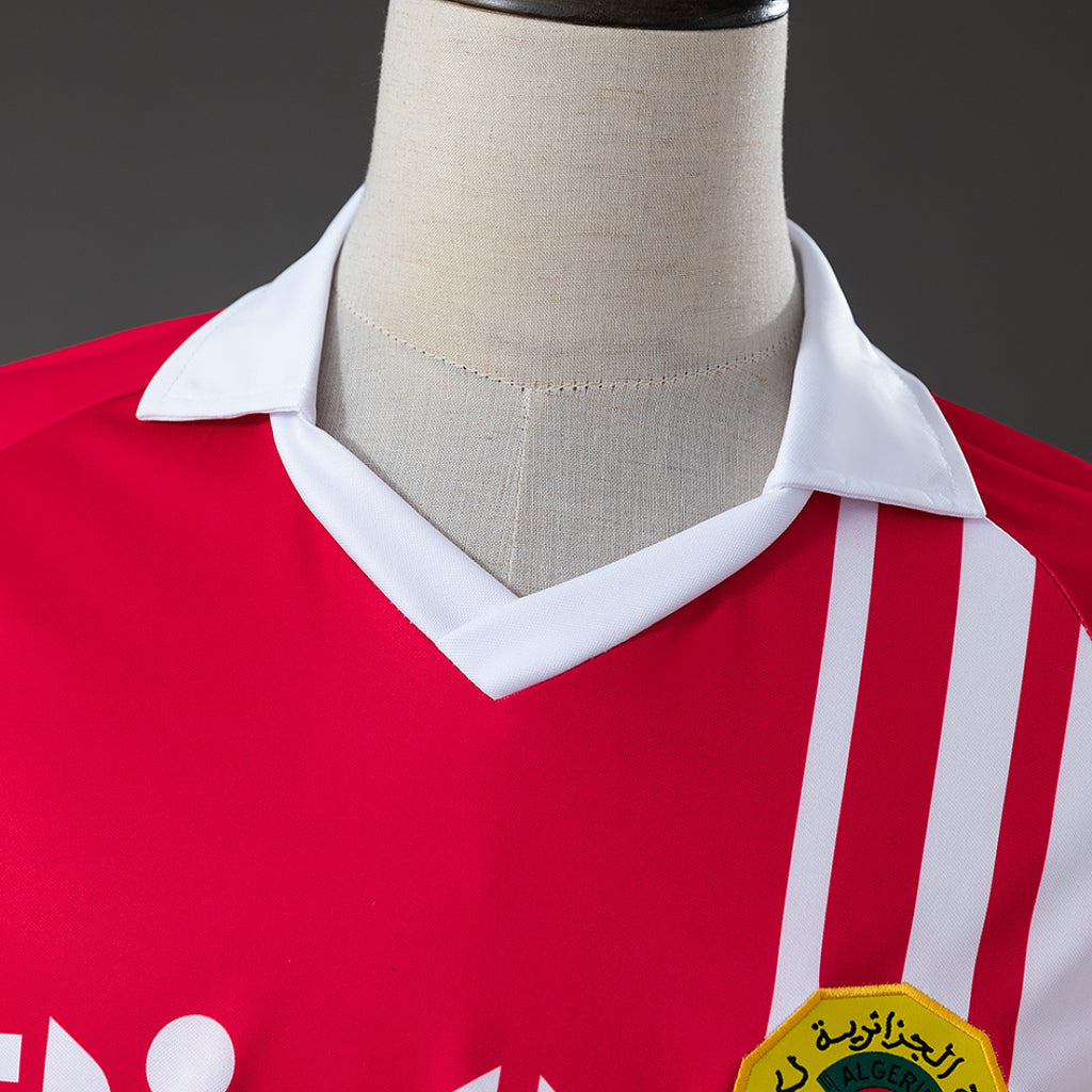 Camiseta Retro Argelia Visita 1986 - espalda