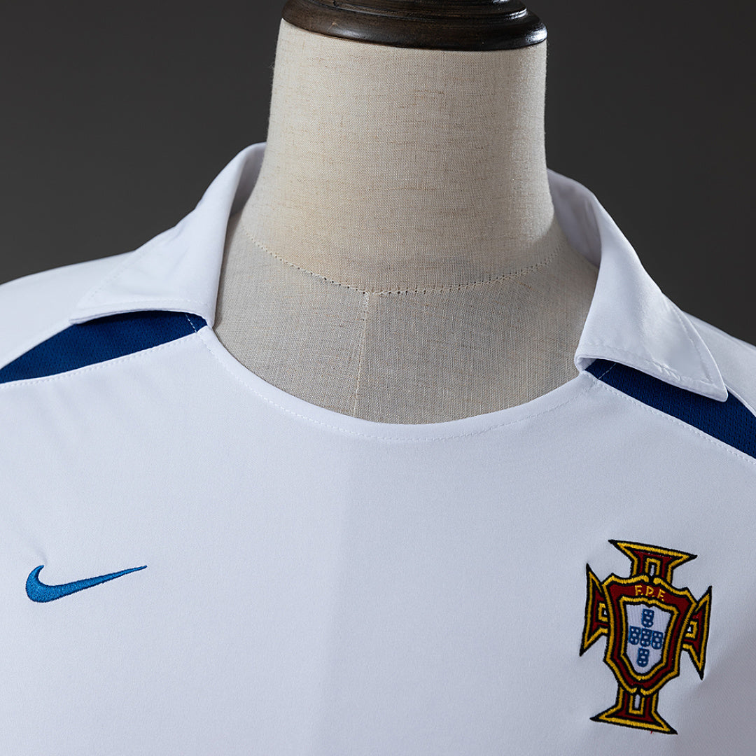 Camiseta Retro Portugal Visita 2002 - espalda