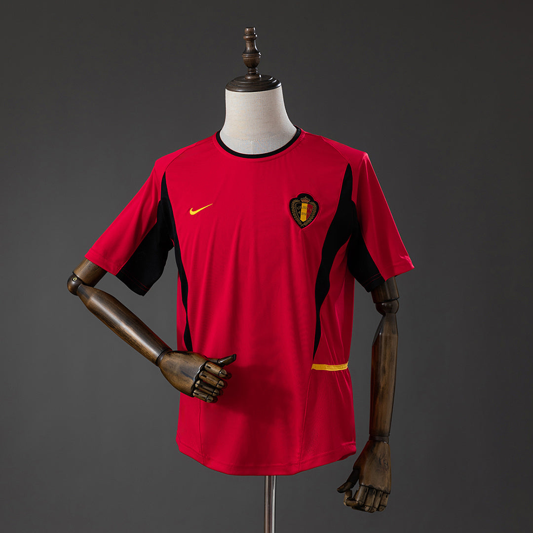 Camiseta Retro Bélgica Local 2002 - frente