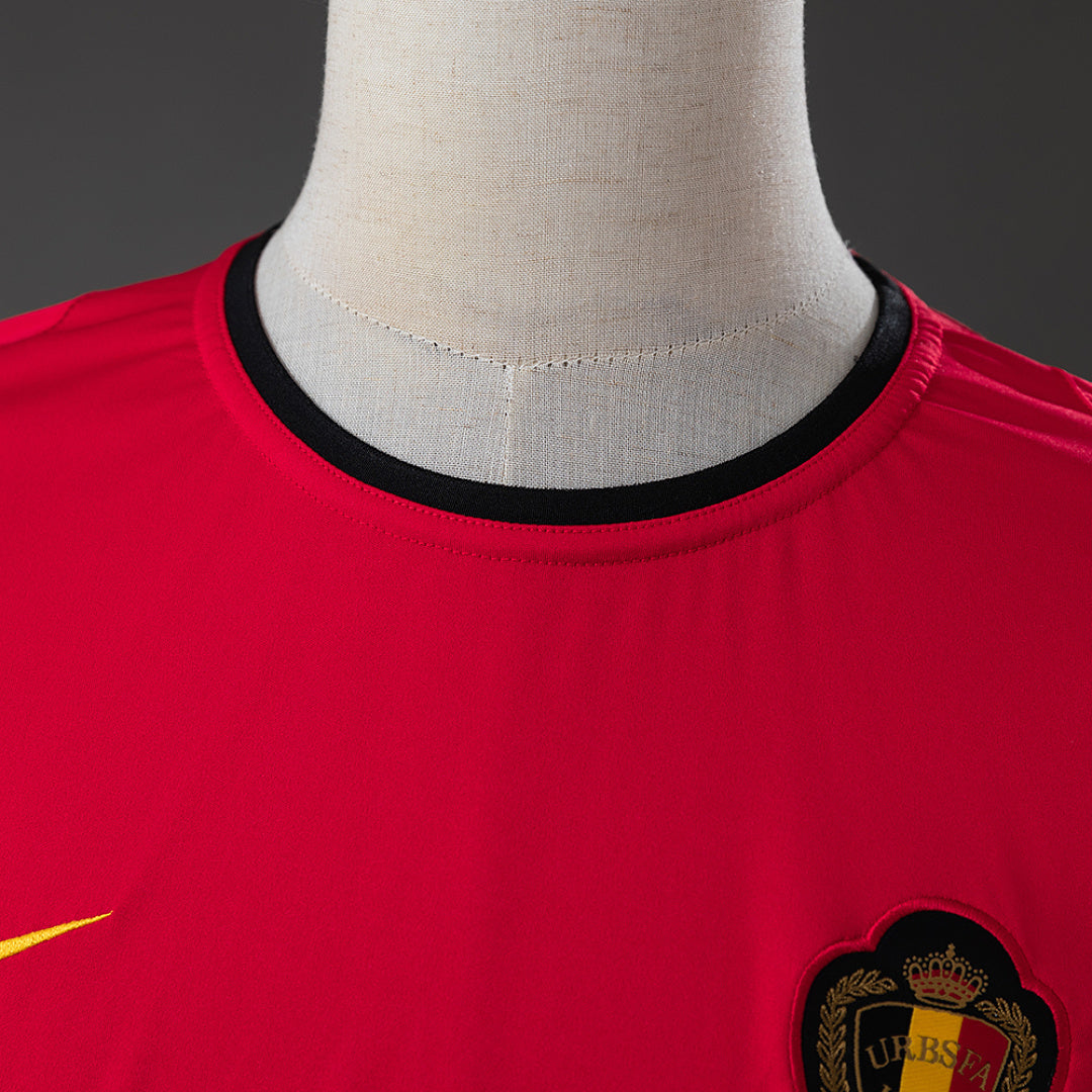 Camiseta Retro Bélgica Local 2002 - espalda