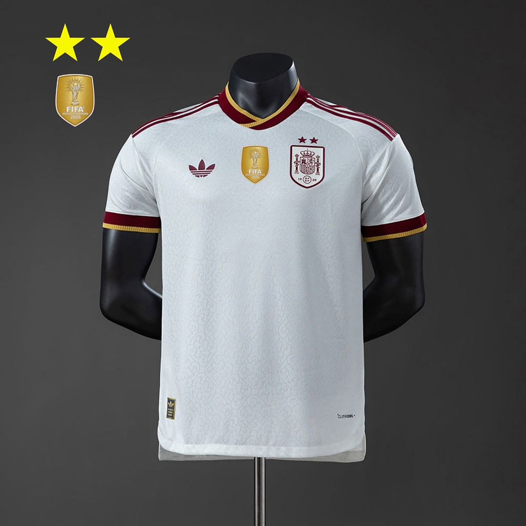 Camiseta España Visita Edición Campeón 2026 Versión Jugador - frente