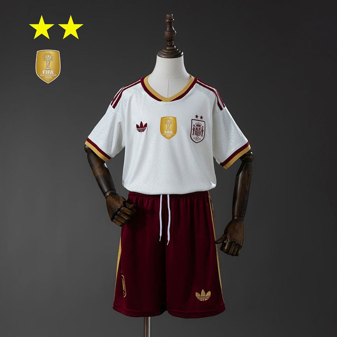 Conjunto Niños España Visita Edición Campeón 2026 - frente