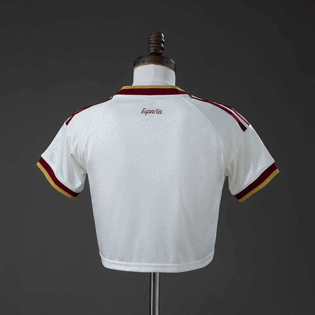 Camiseta España Visita Negra Edición Campeón 2026 Mujer - espalda