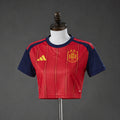 Camiseta España Local Gris Edición Campeón 2026 Mujer - frente