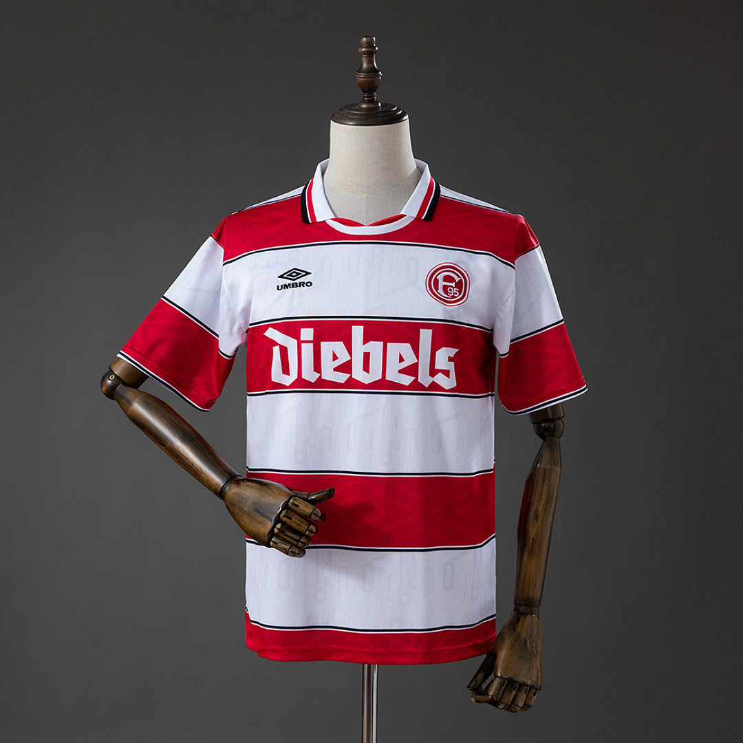 Camiseta Retro Fortuna Düsseldorf Local 1996 - frente