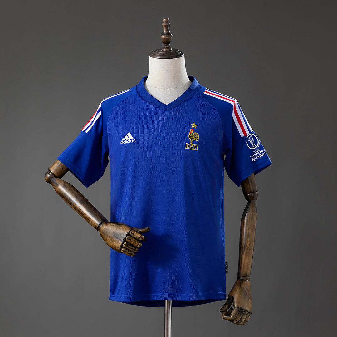 Camiseta Retro Francia Local 2002 - frente